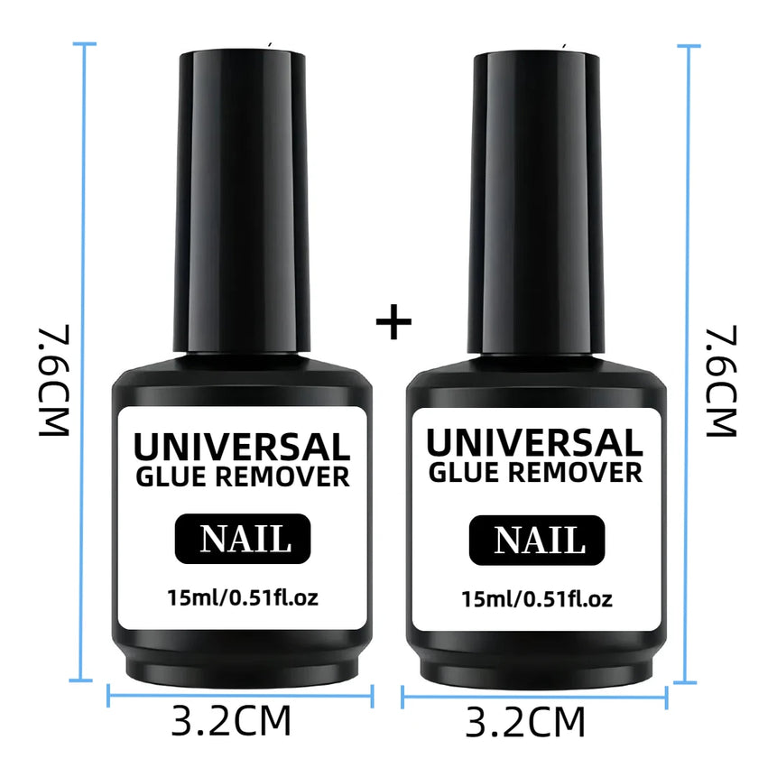 15ml *2 pieces Glue remover Cleaner liquid For False Nails/Sticker/Decorations Easy Remover