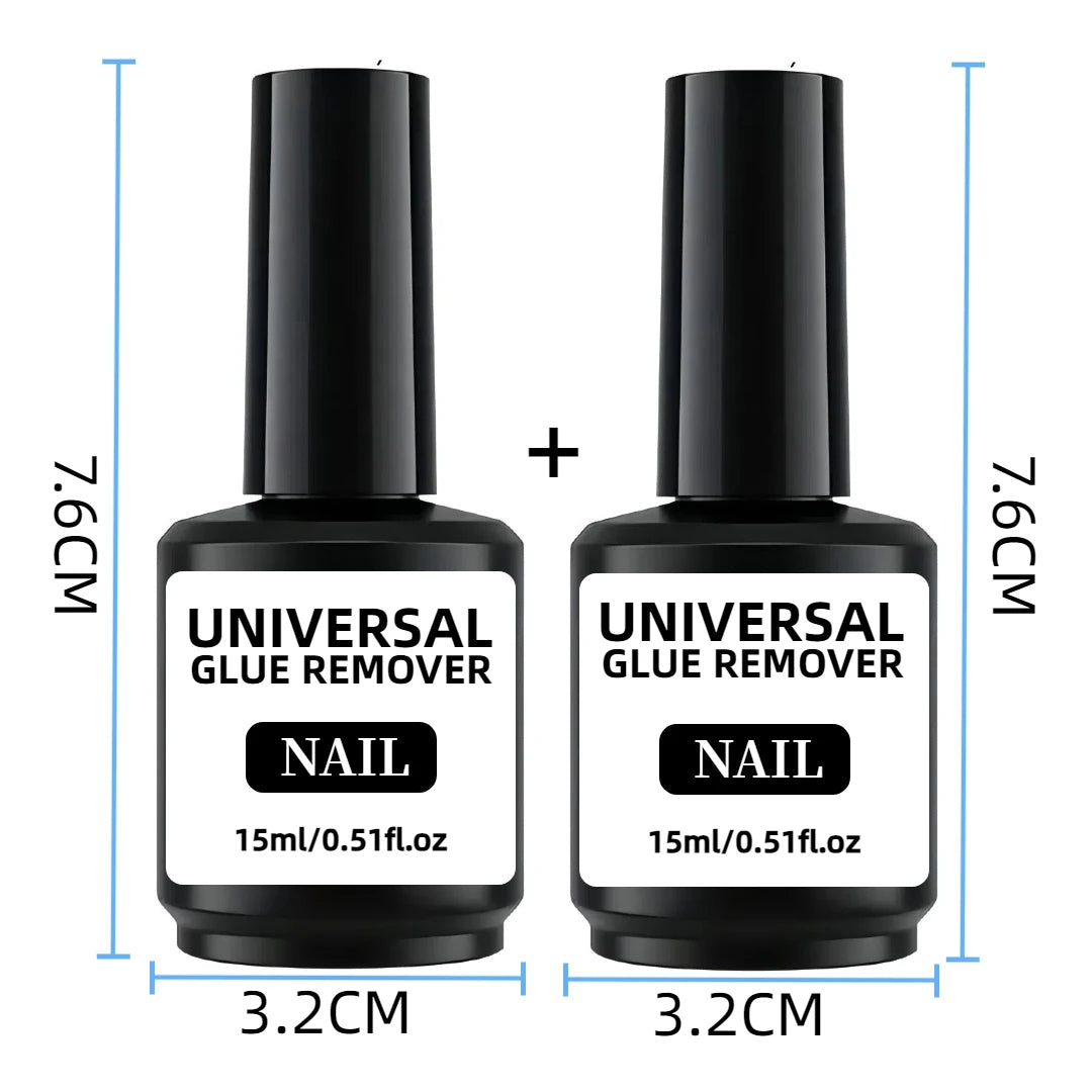 15ml *2 pieces Glue remover Cleaner liquid For False Nails/Sticker/Decorations Easy Remover