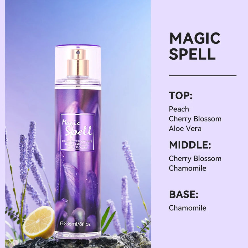 8 Fl.oz/236ml Hair & Body Mist for Women, Floral Fragrance Mist, Fresh Body Spray, Long-Lasting Perfume, Perfect for Daily Use