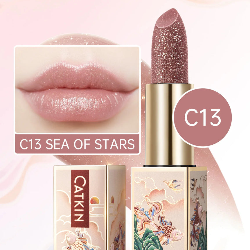 CATKIN SPARKLING LIP BALM MOONLIGHT COLOR-CHANGING LIP STICK - NEW SERIES