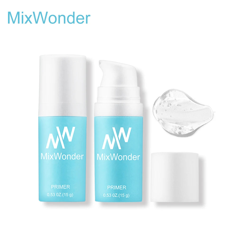 MixWonder Long-Lasting Primer - Hydrating Makeup Base for Flawless Finish, Pore-Minimizing &Imperfection Covering.All Skin Types