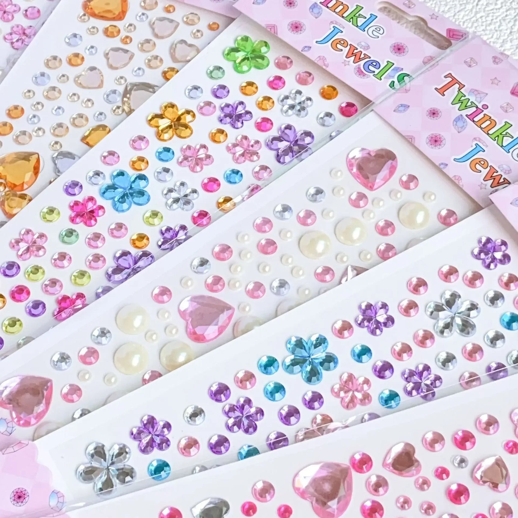 Glitter Face Stickers for Children Rhinestones for Eyes Face Diamonds Bright Stickers Festival Makeup Jewels Stickers ZS006