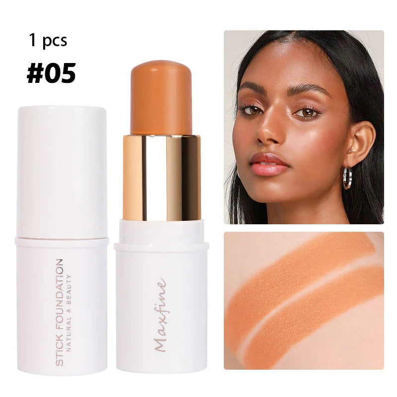 Light Breathable Concealer Foundation Makeup Stick Matte Oil Control Natural Moisturizer Face Foundation Cream Lasting Cosmetic