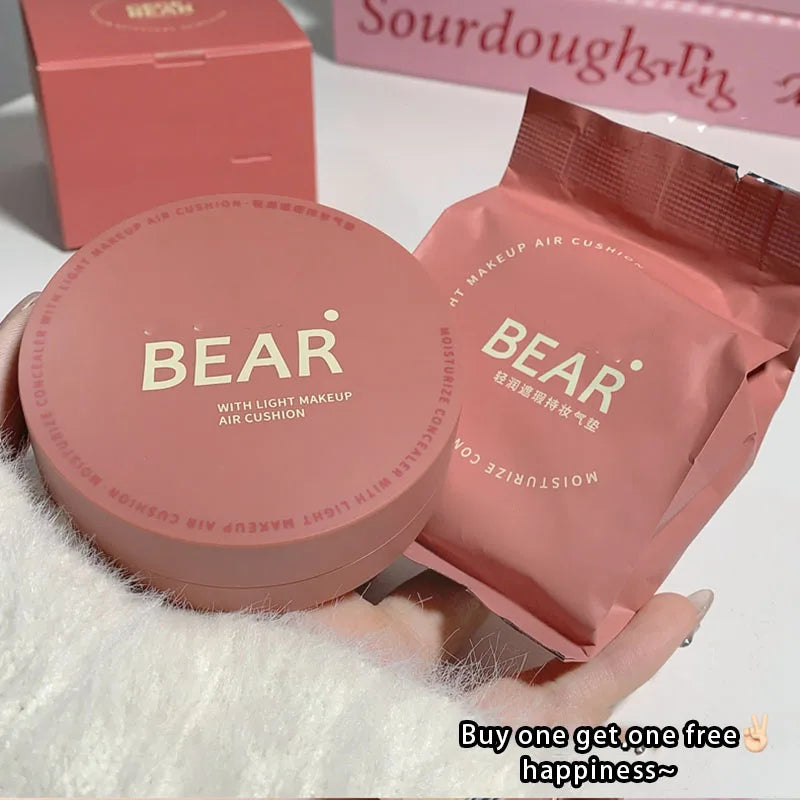 Moisturizing Concealer Air Cushion Compact Cream Skin Foundation Waterproof Brighten High Coverage Base Korean makeup Cosmetics