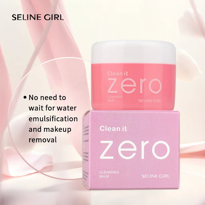 3-in-1 Melting Cleansing Balm: Effortlessly Remove Eye, Lip & Face Makeup in One Step, Gentle Cleanse