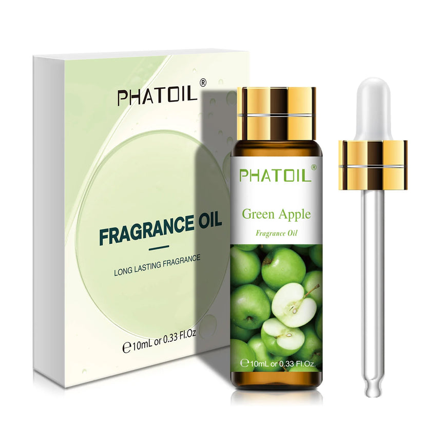 PHATOIL 1/3/9pcs 10ml Fruit Fragrance Oil Peach Strawberry Passion Fruit Cherry Mango Watermelon Apple Aroma Fragrance Oils