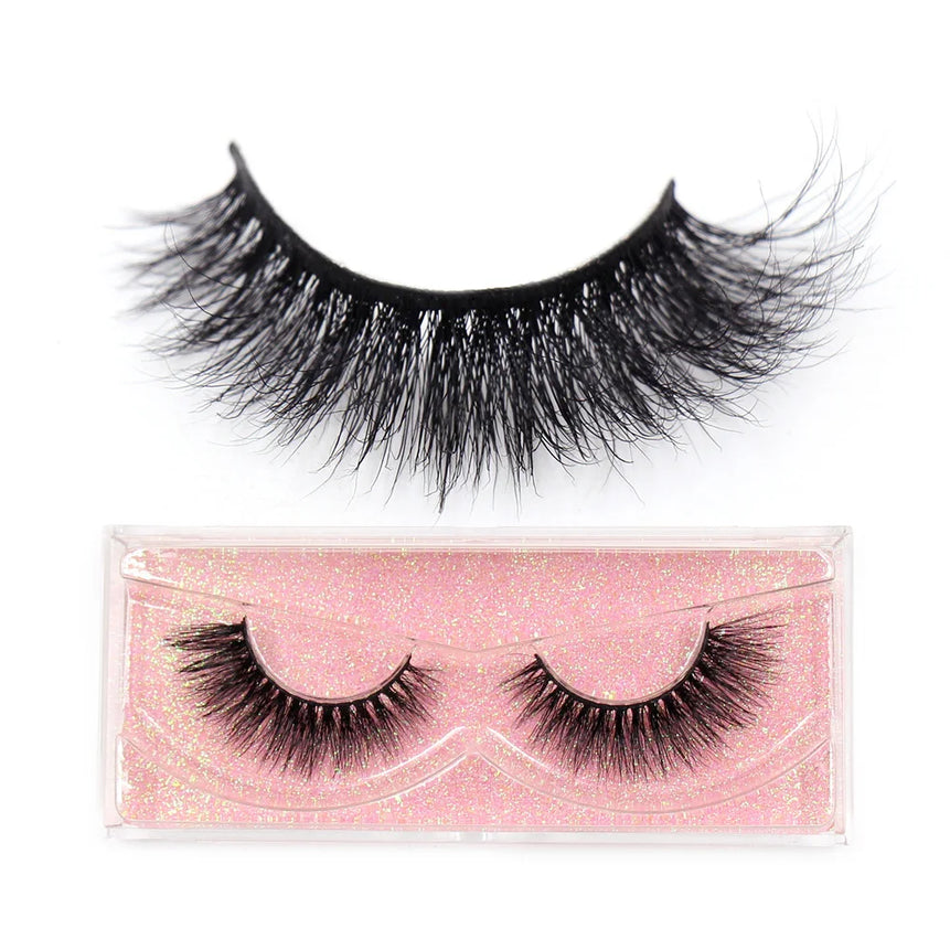 LEHUAMAO 3D Mink Lashes Makeup Eyelashes Fluffy Natural long fake lashes Full stripe reusable False Eyelash Extension 1 Pair
