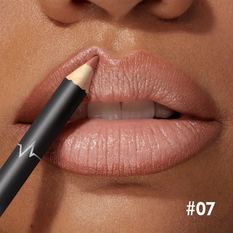 Waterproof Matte Lipliner Pencil Red Contour Tint Lipstick Long Lasting Non-stick Moisturizing Lips Makeup
