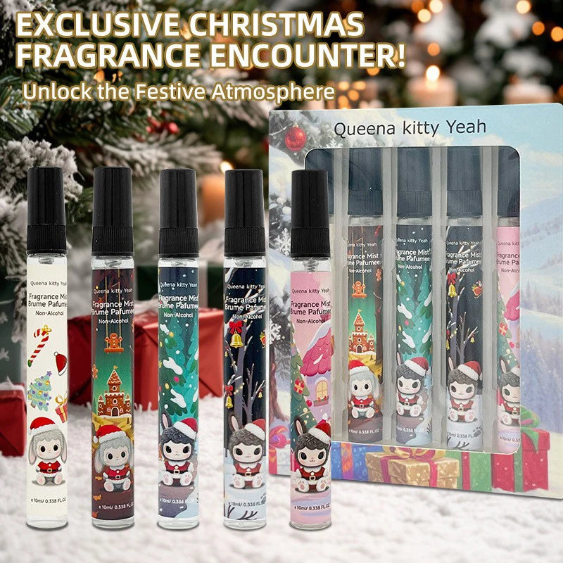 Alcohol-free Christmas Perfume Gift Box Vanilla Floral Fruity Lasting Fragrance Fresh New Type Send Friends Gift Perfume Spray