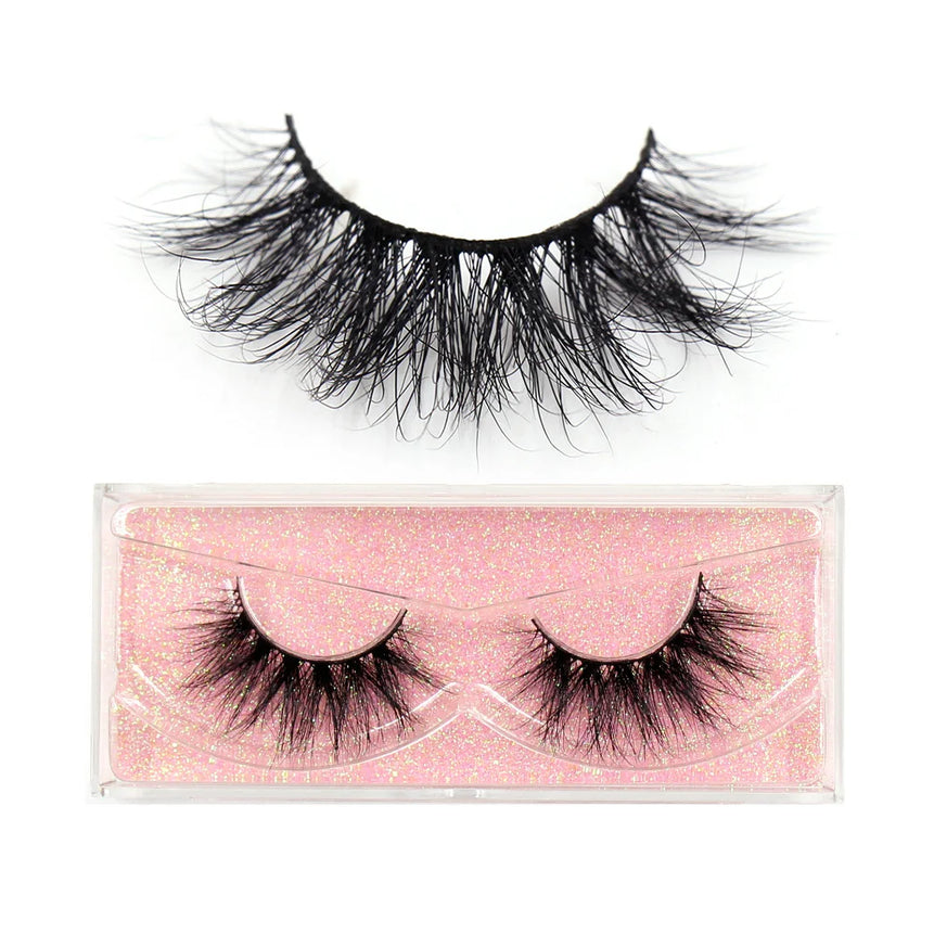 LEHUAMAO 3D Mink Lashes Makeup Eyelashes Fluffy Natural long fake lashes Full stripe reusable False Eyelash Extension 1 Pair