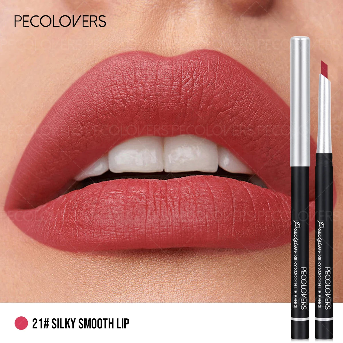 1PC Long-Lasting Waterproof Lip Liner Pen - Sweatproof Formula, Ideal for Crafting Delicate Makeup Looks
