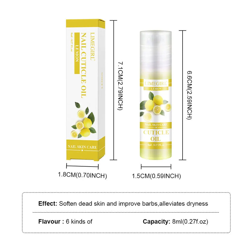 LIMEGIRL Nail Nourishment Oil Universal Plant Nutrition Soften Oil Cuticle Revitalizer Nourish For Nails Treatment Manicure Care