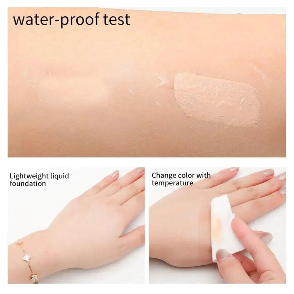 Colour-Changing Liquid Foundation | BB Cream Base, Concealer, Moisturizing Primer, Hides Wrinkles & Lines, SPF15, Suitable for All Skin Tones