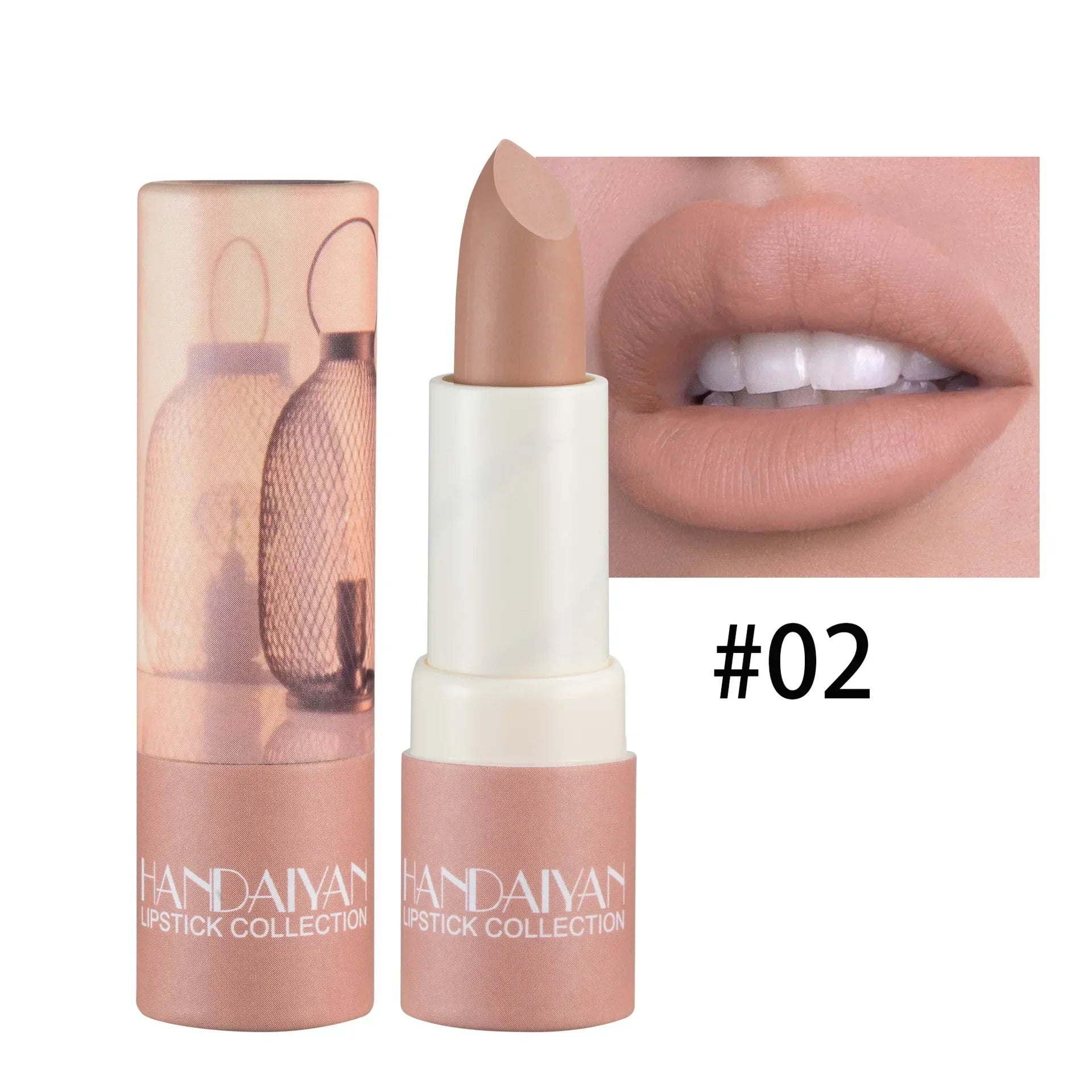 Nude Matte Velvet Lipstick 8 Colors Waterproof Long Lasting Not Fading Sexy Red Pink Lipsticks Non-Stick Cup Lip Makeup Cosmetic