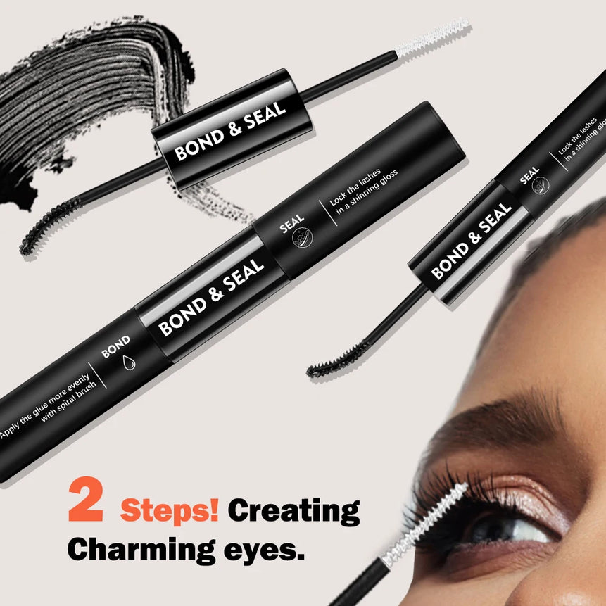 ETVITE Strip Eyelash Glue 10ml Bond and seal Waterproof Quick Dry Adhesive Cluster Lash Glue Clear Eyelash Extensions