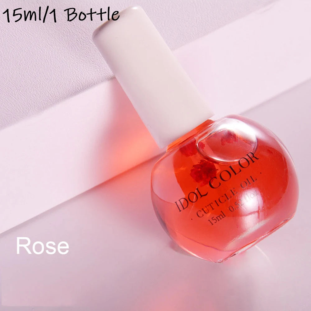 15ml Rose Essential Cuticle Care Oil Prevent The Growth Of Skin Spines Nail Oil Nourish Nails Nutritional Solution Easy To Carry