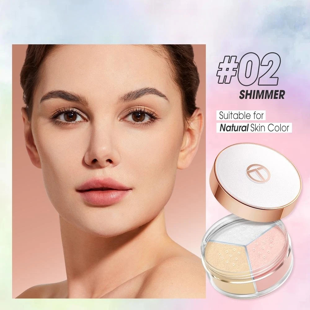 Oil Absorbing Translucent Loose Powder Blends Seamlessly Lightweight Setting Makeup For Flawless Matte Finish