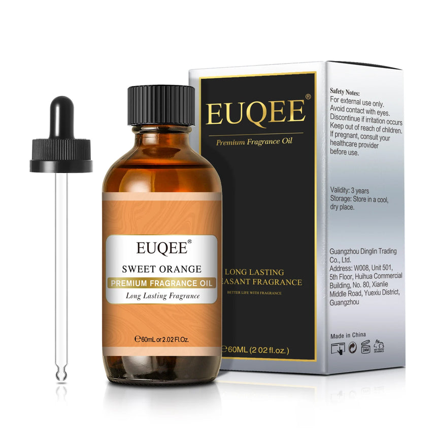 EUQEE Aromatic Essential Oil Coconut Lilac Freesia Leather Strawberry Mango Watermelon Green Tea Fragrance Oil for Men and Women