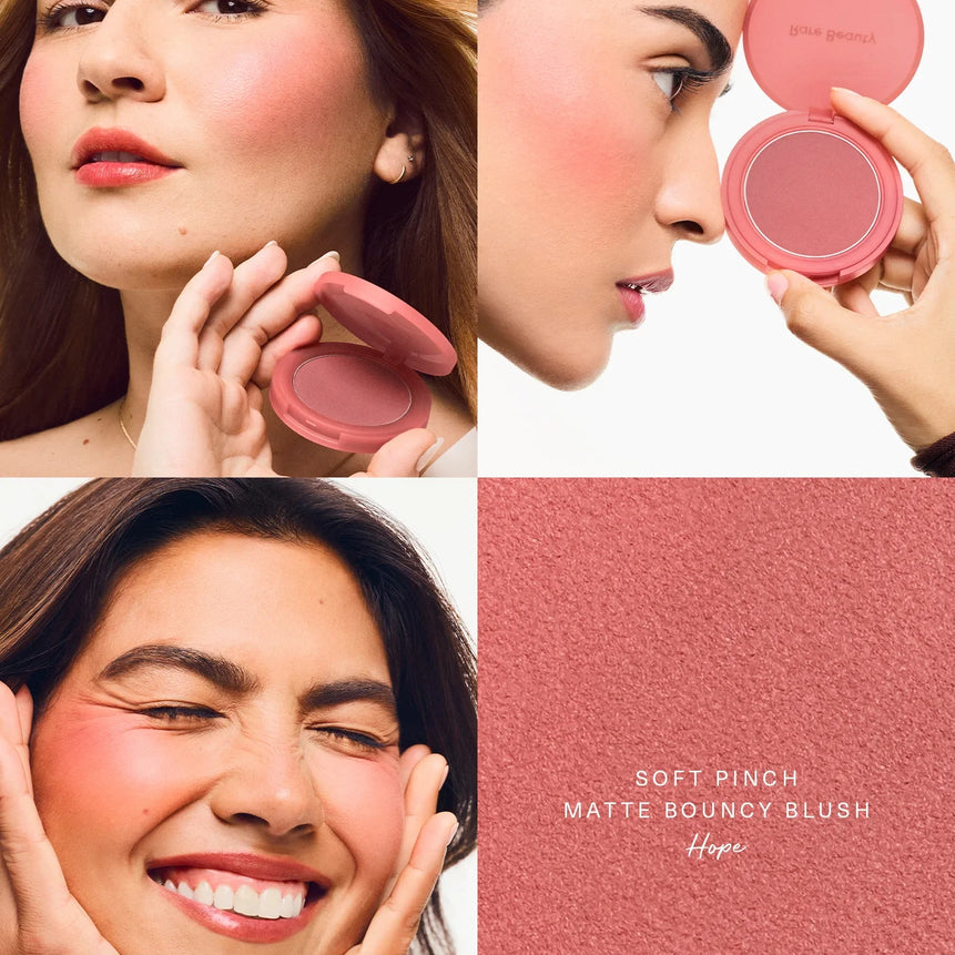 Rare Beauty Soft Pinch Matte Bouncy Cushiony Cream-to-powder Blush Airy And Lightweight Soft Pinch Liquid Blush Natural Flush
