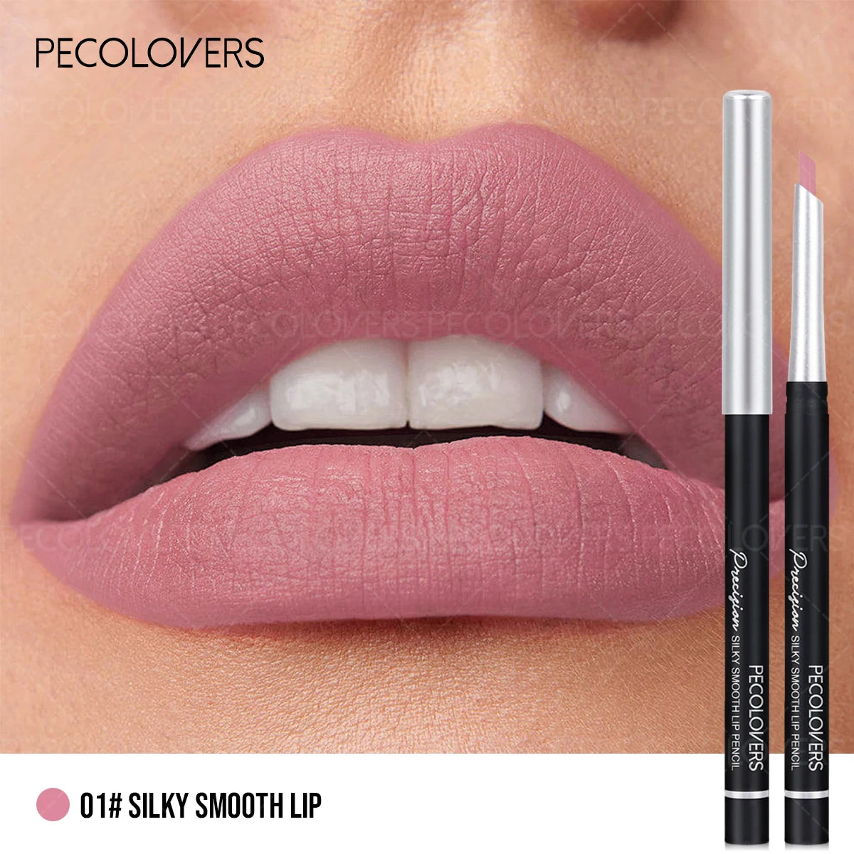 1PC Long-Lasting Waterproof Lip Liner Pen - Sweatproof Formula, Ideal for Crafting Delicate Makeup Looks