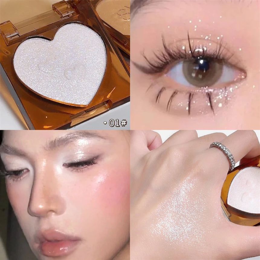Single Color Glitter Eyeshadow Palette Pigmented Black White Shimmer Matte Brown Contour Powder Highlighter Glow Colorful Plate