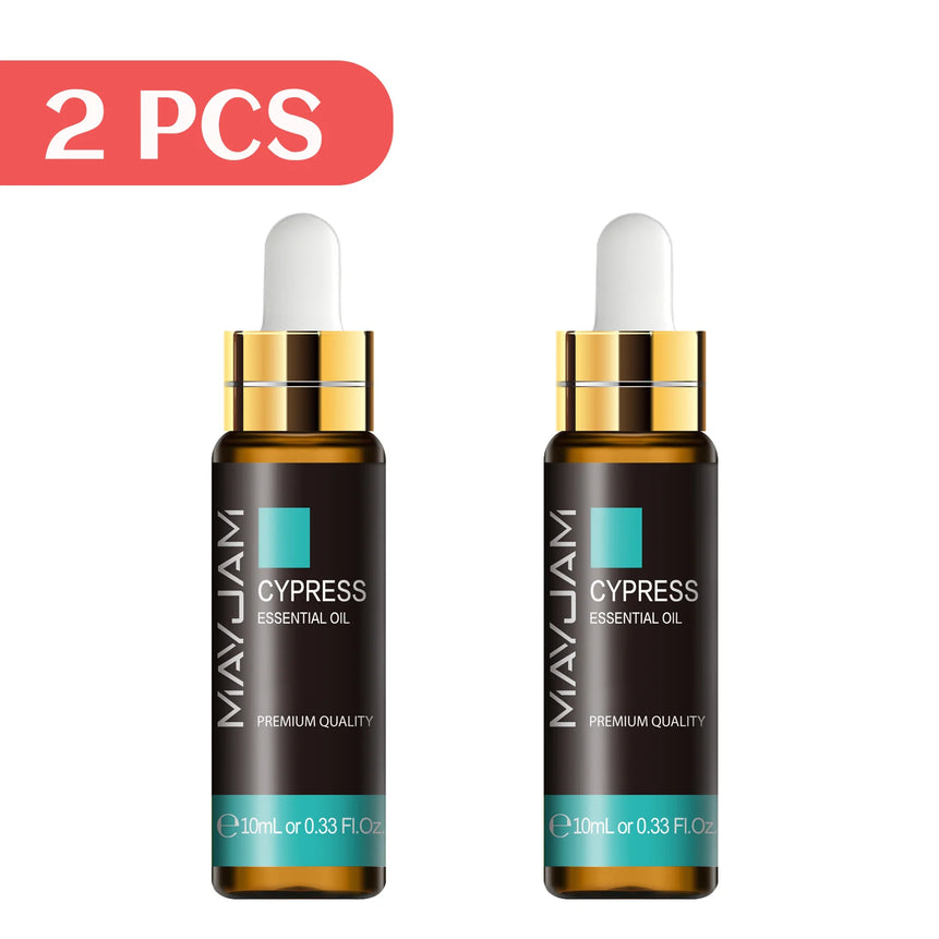 MAYJAM 2pcs Pure Essential Oils with Dropper Sweet Orange Lavender Jasmine Eucalyptus Vanilla Sandalwood Cajeput Vetiver Sage