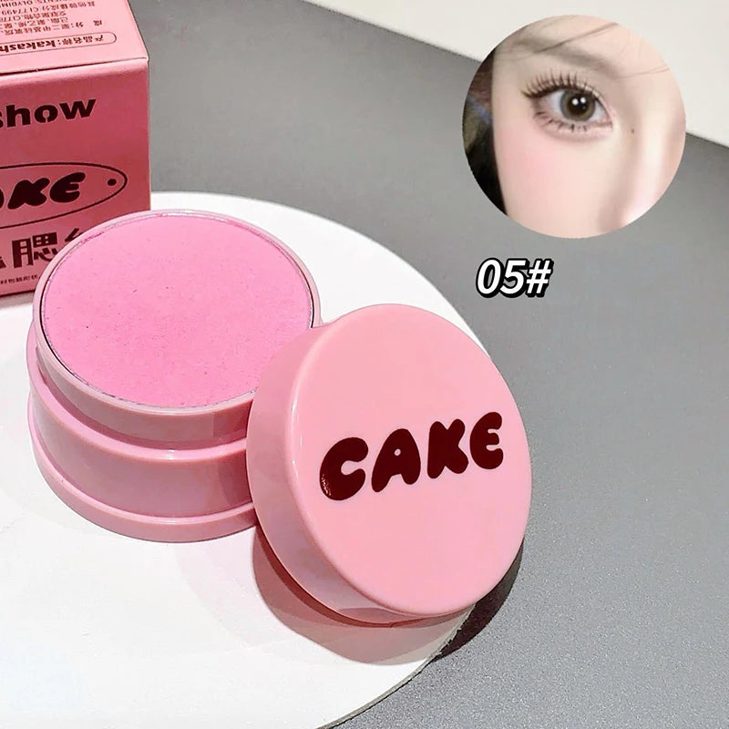 Blush Powder Palette Mashed Potato Natural Matte Brighten Skin Milk Peach Pink Purple Apricot Rubor Rouge Blusher Korean Makeup