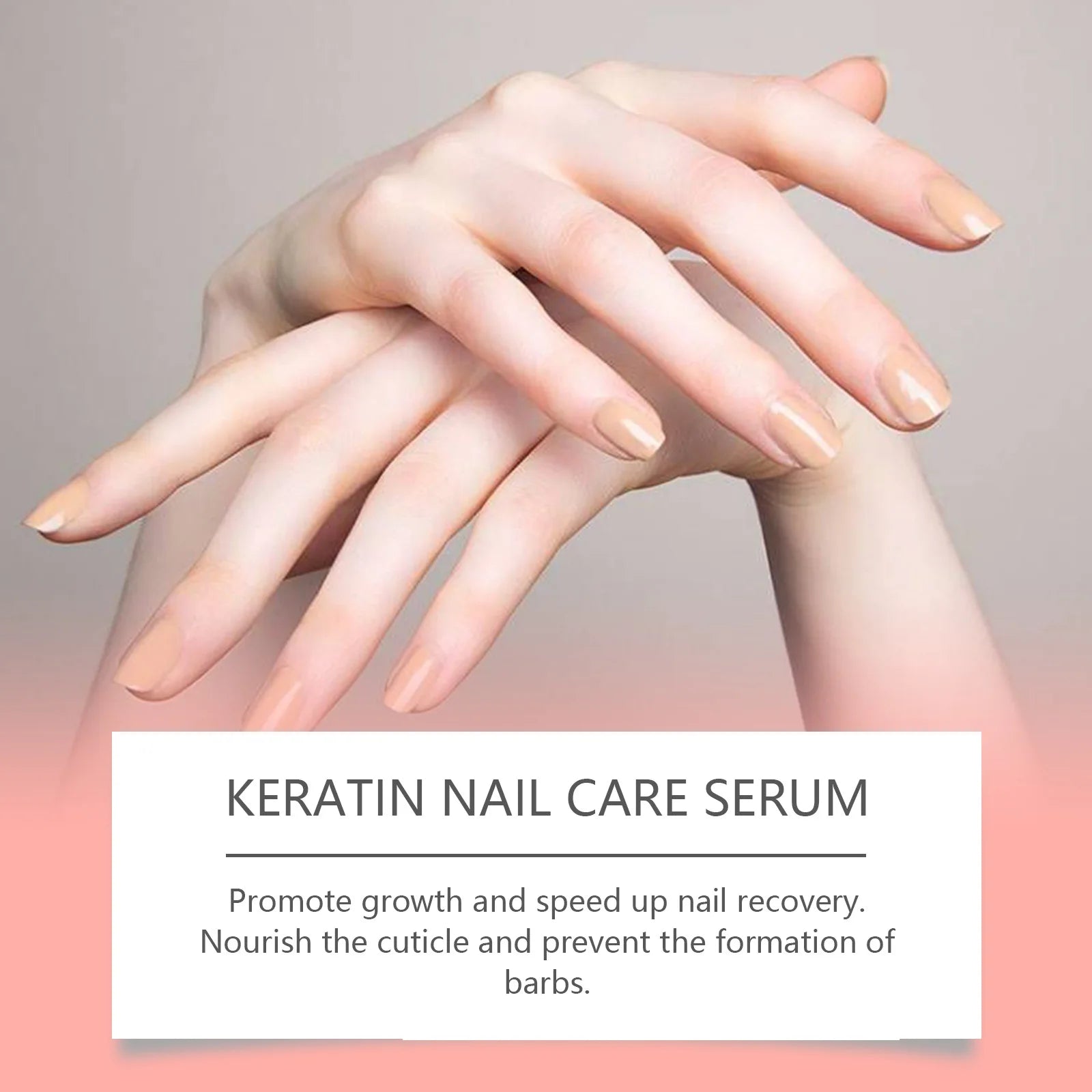 Keratin Nail Care Serum Improve Peeling Chipping Strengthen Nail Prevent Delamination Protect Nail Damage Nails Growth Essence
