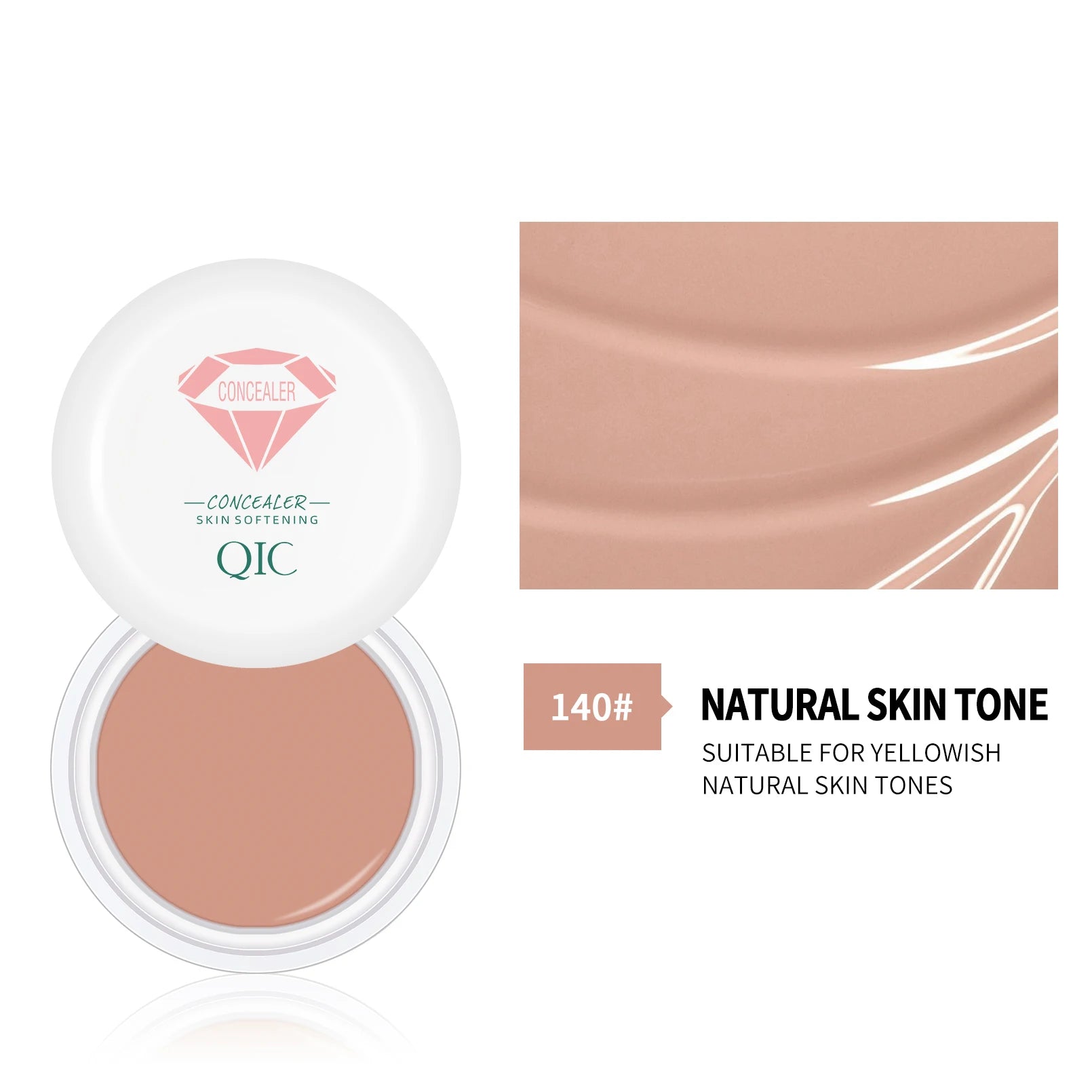 Full Coverage Concealer-waterproof,for Covers Skin Blemishes and Wrinkles and Tattoos,Regulates Skin Tone,Face Concealer Makeup