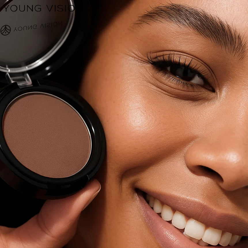 Professional Matte Contour Powder Palette - Long-Lasting Bronzer & Highlighter Makeup Kit for 3D Face Shaping,