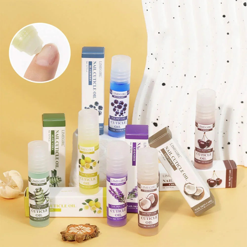 Cuticle Nutrient Oil Nourishes and Repairs Damaged Nails Nail Treatment Oil cares for, moisturizes and strengthens bright nails.