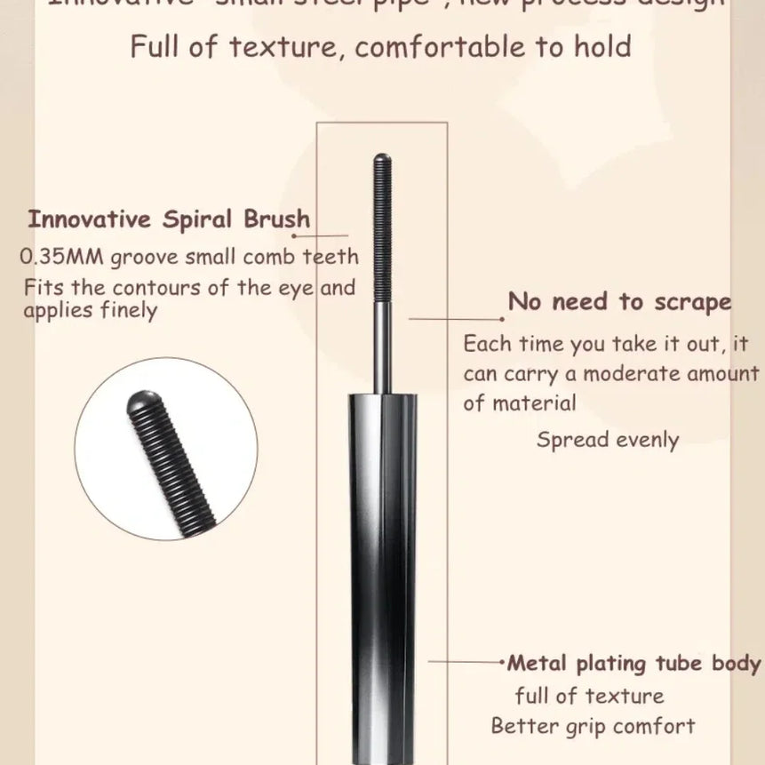 Judydoll Mascara Lash Lengthening Curling Thick Mascara Non-smudg Natural Waterproof Quick Dry Long Lasting Eye Makeup Cosmetics