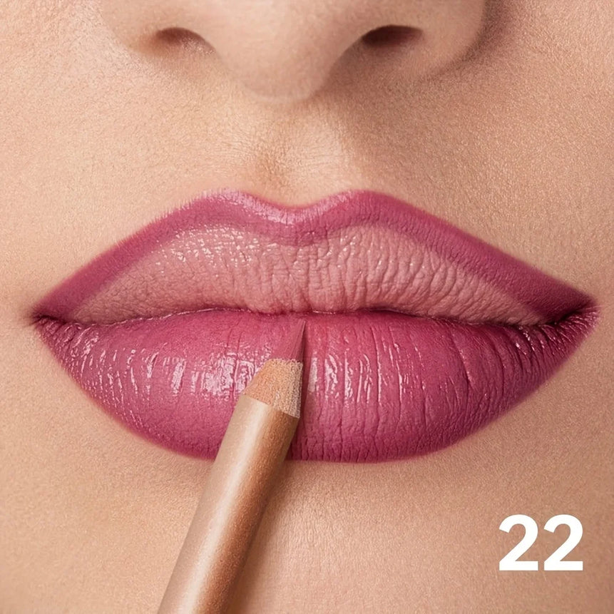 Nude Matte Lip Liner, Waterproof Long Lasting High Pigment Lip Pencil, Smooth Precise Lip Makeup Gift for Women