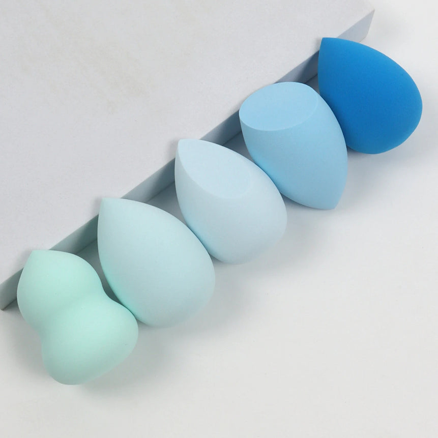 5 Bags of Beauty Eggs Makeup Sponge (Beauty Egg), Foundation Make-Up Mixed Beauty Sponge, Flawless Liquid, Cream and Powder, Mu