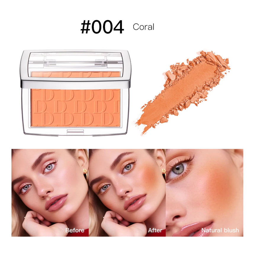 Single Color Blush Silky Texture High Color Rendering No Powder Feeling Low Saturation Long-lasting Natural Matte Blush Cream