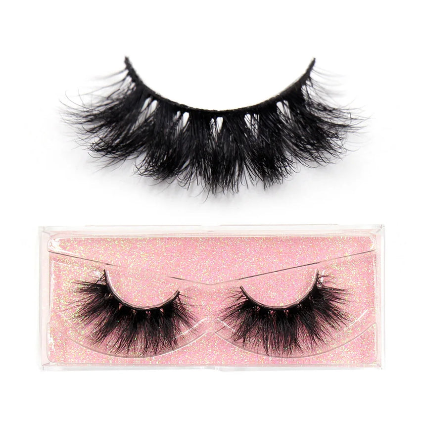 LEHUAMAO 3D Mink Lashes Makeup Eyelashes Fluffy Natural long fake lashes Full stripe reusable False Eyelash Extension 1 Pair