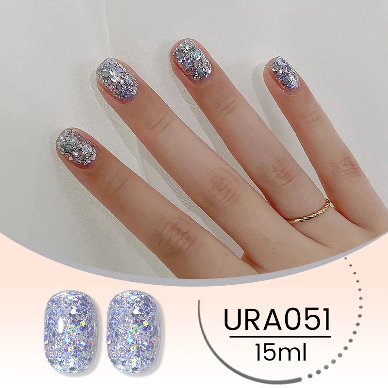 UR SUGAR 15ml No Wipe Top Base Gel Nail Gel Polish Matte Top Coat Enhancer Varnish Semi Permanent Soak Off UV LED Nail Art