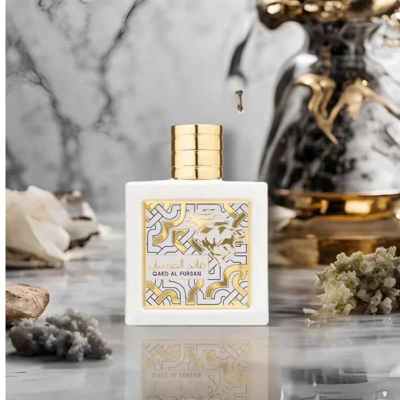 Lattafa Qaed Al Fursan for Men Eau de Parfum Spray, 3.04 Ounce
