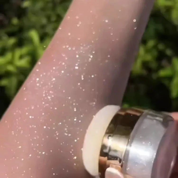 Shimmer Fairy Dust Highlighter Powder – Bridal Body Glow, Sparkling Collarbone & Face Illuminator