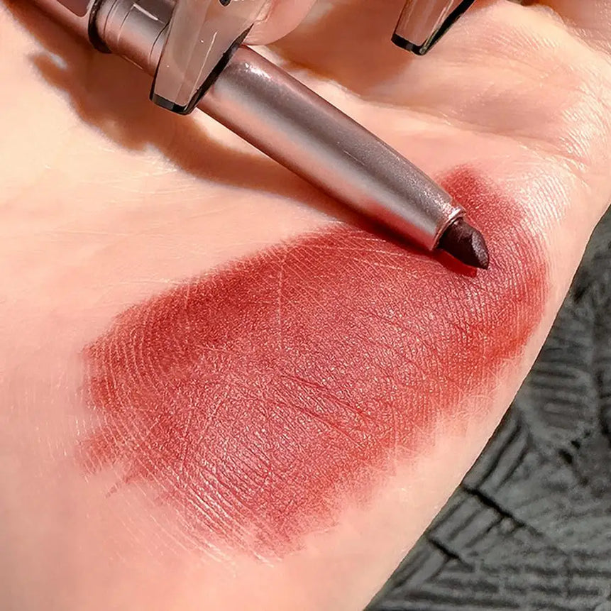 Matte lipliner Long-lasting Automatic Lip Liner Lipstick Lip Pencil Line Pen Beauty Waterproof Moisturizing