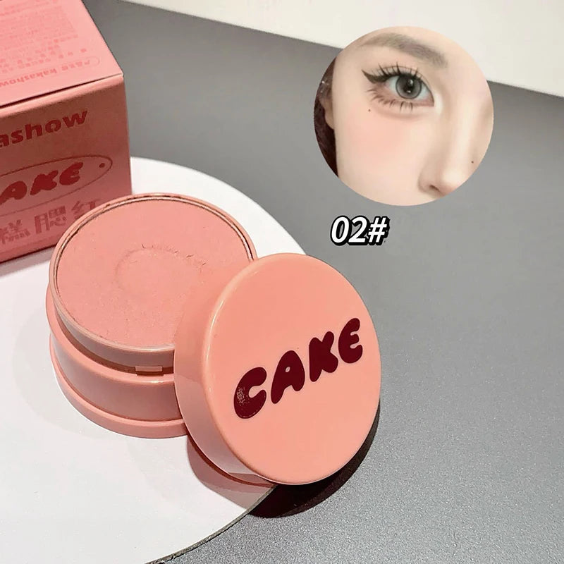 Blush Powder Palette Mashed Potato Natural Matte Brighten Skin Milk Peach Pink Purple Apricot Rubor Rouge Blusher Korean Makeup