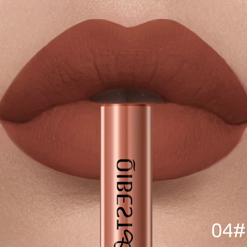 Matte Liquid Lipstick Waterproof Velvet Nude Sexy Red Lip Gloss Long Lasting Nonstick Lip Stain Makeup 24 Colors Hot Lipgloss
