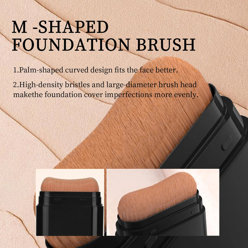 O'cheal Two In One Concealer Foundation Stick Facial Matte Waterproof Bronzer Contouring Face Coverage Moisturizing Makeup Cream