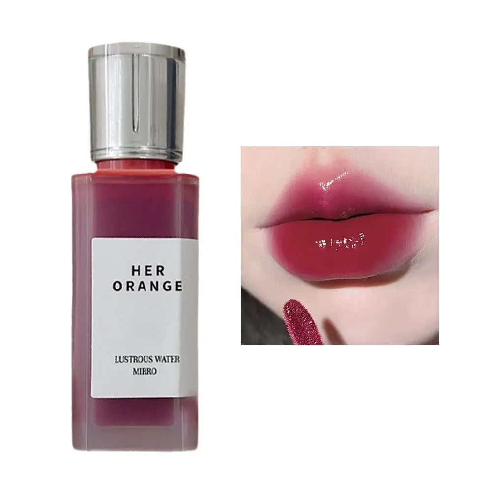 Watery Light Clear Lip Glaze Lasting Hydration Lip Gloss Glassy Mirror Lipgloss Silky Moisturizing Non Fading Liquid Lipstick