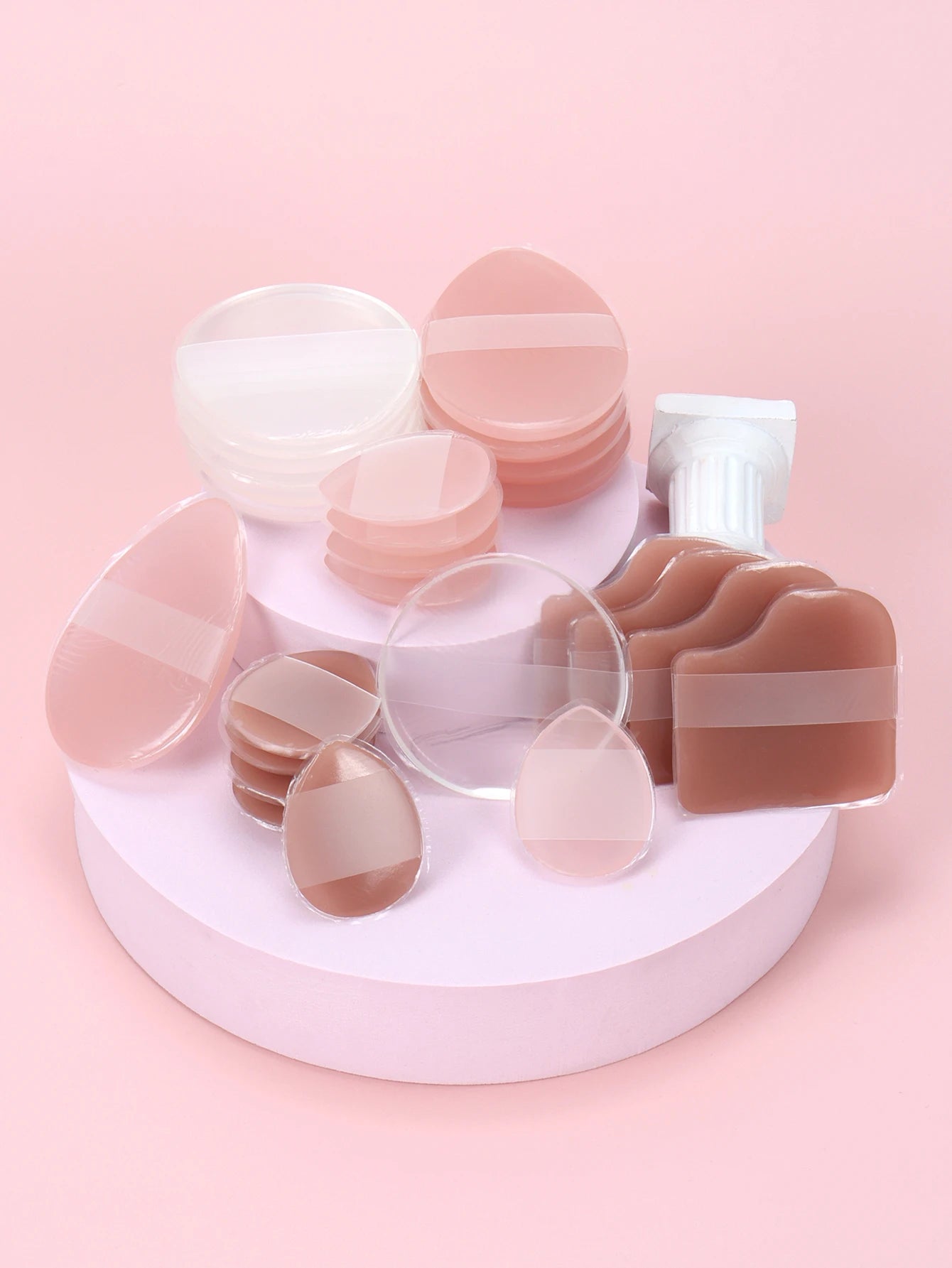 1Pcs Jelly Soft Silicone Gel Powder Puff Sponge for Cosmetic Face Foundation Bb Cream No Powder Eating Powder Makeup Tool