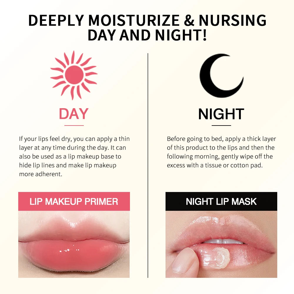 Moisturizing&Hydrating Lip Collagen Repairs Dry Strengthens Lip Barrier Prevent Lip Tears Or Oremature Wrinkles Soft Lips Mask