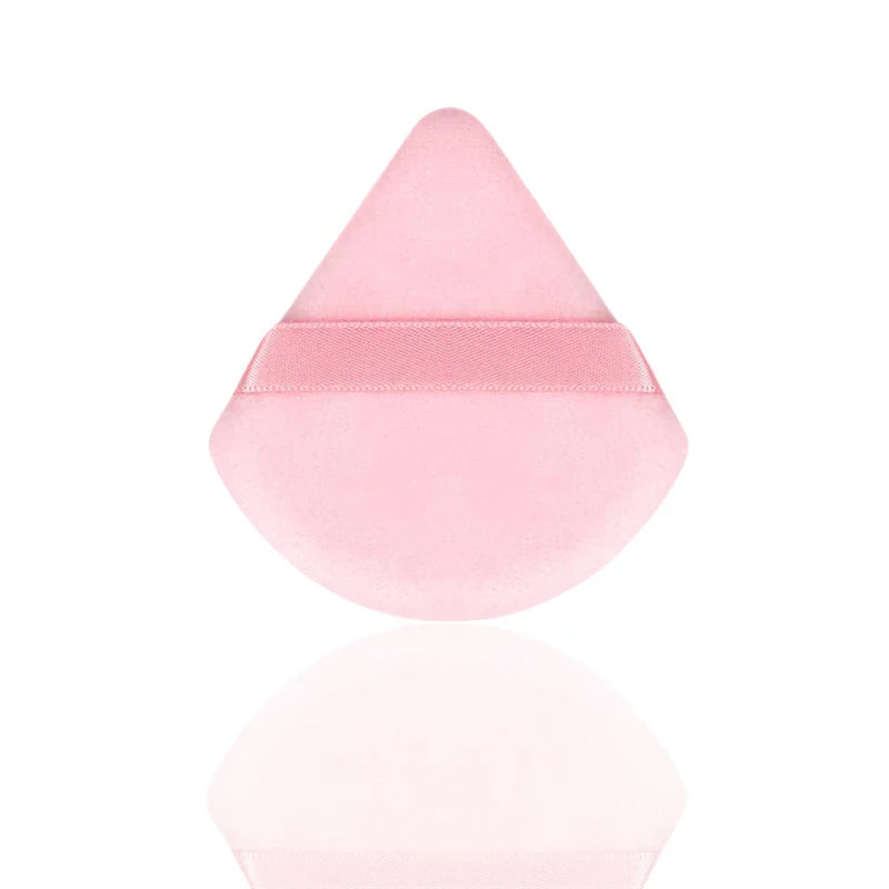 1/8Pcs Triangle Velvet Cosmetic Puff Make Up Loose Powder Application Sponges Face Contour Shadow Foundation Setting Makeup Puff