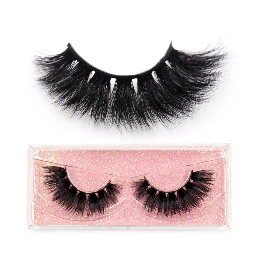LEHUAMAO 3D Mink Lashes Makeup Eyelashes Fluffy Natural long fake lashes Full stripe reusable False Eyelash Extension 1 Pair