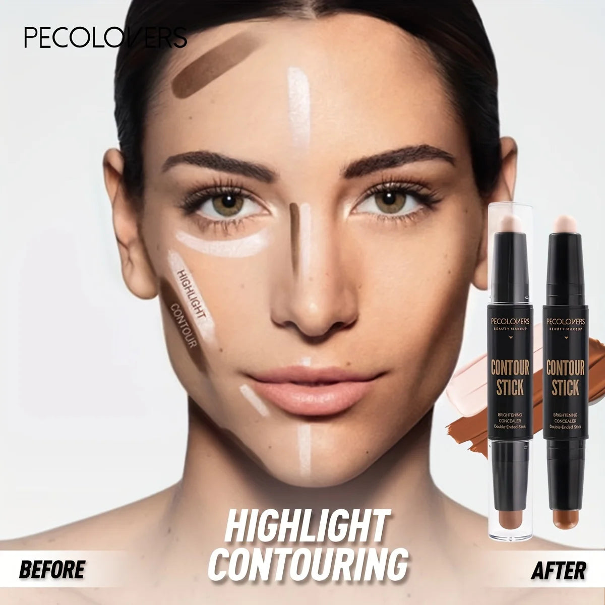 Face Foundation Cream For Face Bronzer Beauty Contour Makeup Base Foundation Cream For Women's Cosmetics New