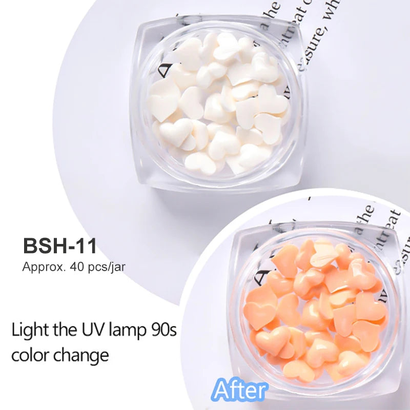 White Acrylic Flower Nail Art Decorations Mixed Size Rhinestones Red Blue Gem Manicure Tools Accessories DIY Nails Design 5g